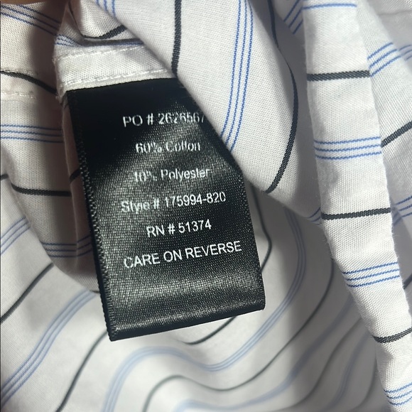 Classic Striped Button Down Shirt - Picture 3 of 4